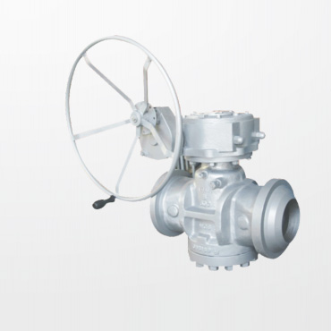 Pressure balanced plug valve